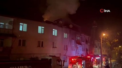 Yeni yılın ilk gününde Bursa’da korkutan yangın