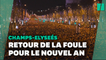 Les Champs-Elysées retrouvent la foule pour célébrer le passage en 2023