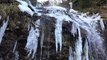 Waterfall Ice | Winter Storm | Snowfall | Stock Video | Copyright Free Videos | Romance Post BD
