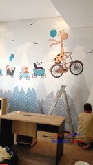 Kids room design wallpaper