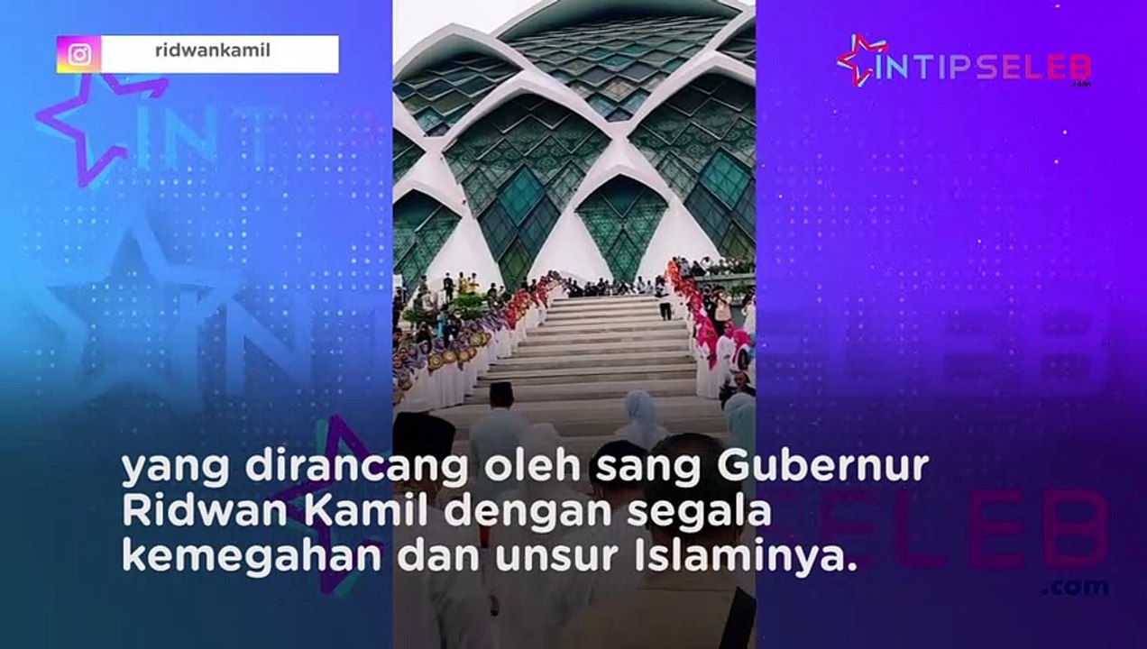 Sampah Berserakan di Masjid Raya Al Jabbar Usai Diresmikan