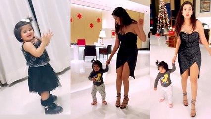 Charu Asopa Daughter Ziana Twinning कर New Year Celebration Video Viral |Boldsky*Entertainment