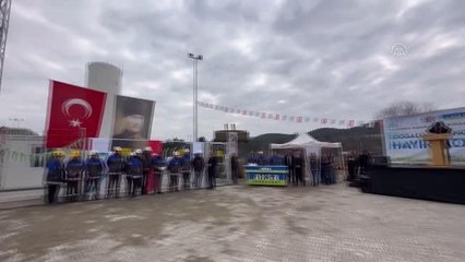 Mengen'de ilk doğal gaz ateşi yakıldı