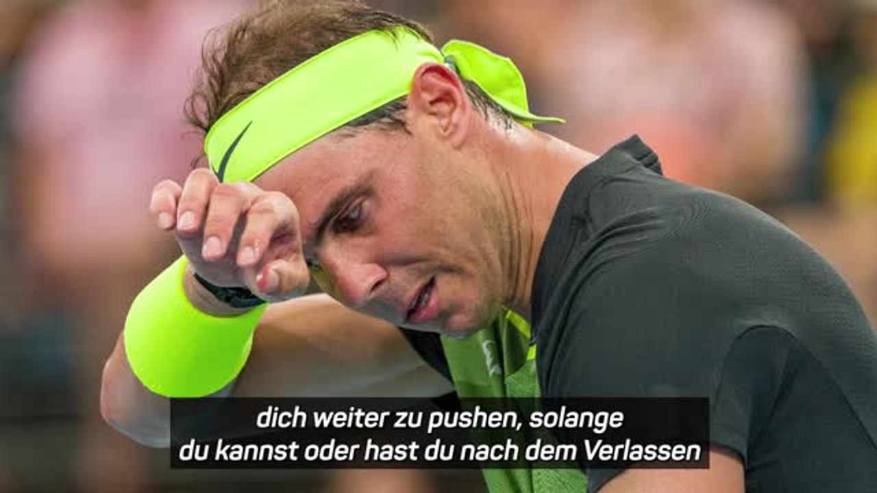 Zeit für Rücktritt? Nadal: 'Hört auf damit'