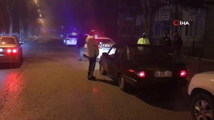 Polis ekipleri yeni yıla görev başında girdi