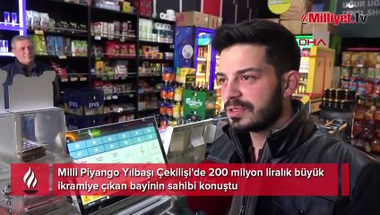 200 milyon liralık büyük ikramiye çıkan bayi sahibinin talihliden bir tek isteği var
