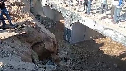 sewer line gas vent pipe broken
