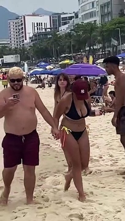 Rio de Janeiro İPANEMA Beach BRAZİL