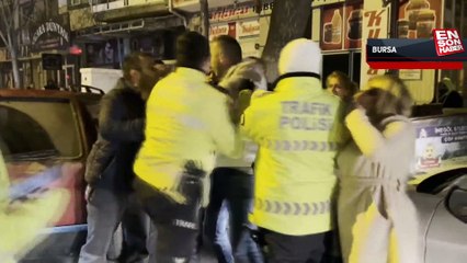 Bursa’da alkol testini reddeden sürücü zor anlar yaşattı