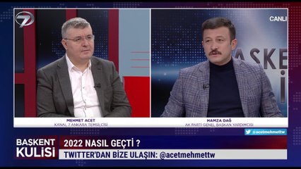 Başkent Kulisi - Hamza Dağ | 1 Ocak 2023