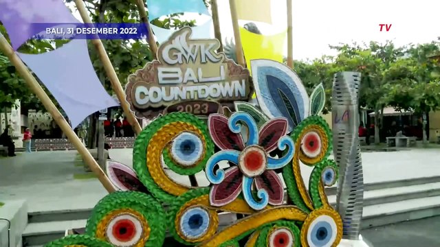 Pesta Kembang Api dan Konser Musik Meriahkan Malam Tahun Baru di GWK Bali