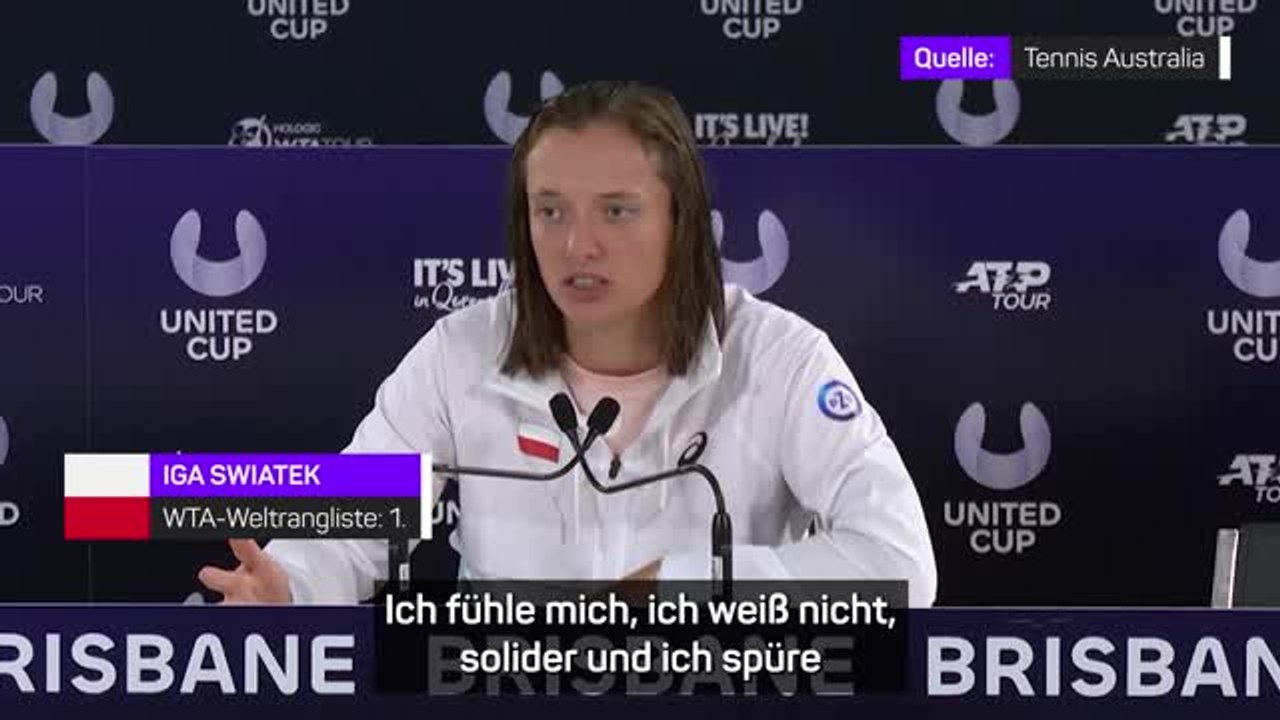 Swiatek hofft 2023 auf "mehr stabilität"