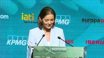 La ministra  de Industria, Reyes Maroto, confirma su candidatura a la alcaldía de Madrid