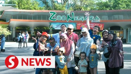 Quality time with family at Zoo Negara on Jan 1st