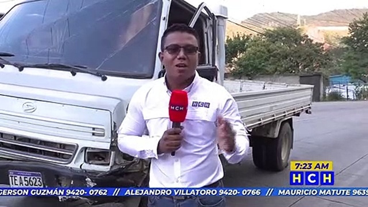 Accidente vial deja pérdidas materiales en la capital