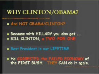 Clinton Obama United for Democracy in America