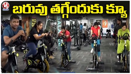 Public Queue To GYMs For Better Health & Fitness | Hyderabad | V6 News