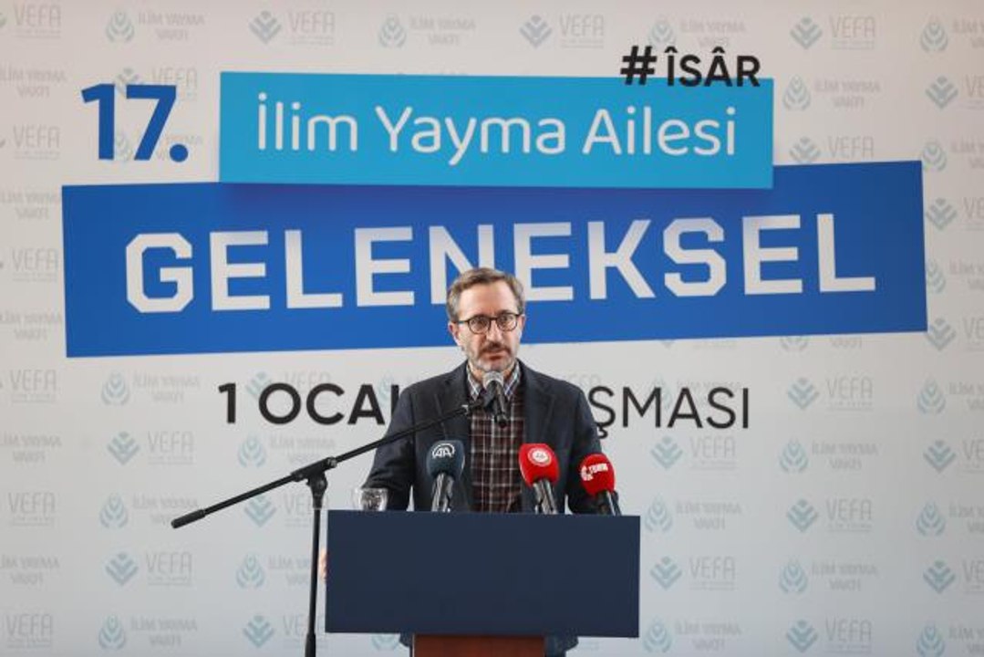 Cumhurbaşkanlığı İletişim Başkanı Altun, "İlim Yayma Ailesi 17. Geleneksel 1 Ocak Buluşması"nda konuştu (2)