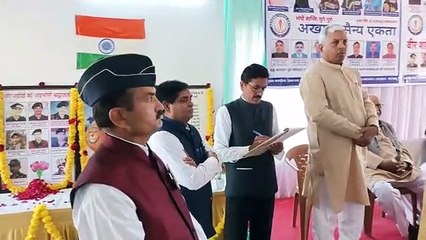 VIDEO: शहीदों को श्रद्धांजलि, परिजनों का हुआ सम्मान