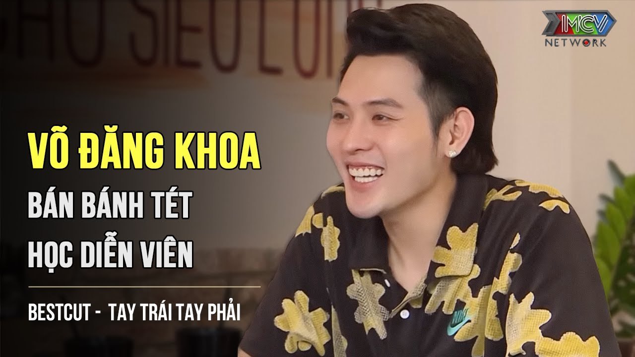 Võ Đăng Khoa bán bánh tét học diễn viên