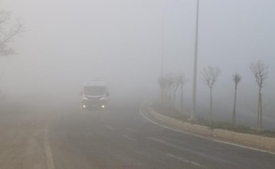 Tekirdağ'da sis etkili oldu