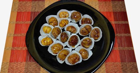 طريقة عمل حلوى الكستناء