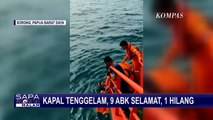 Kapal LCT Ronsya and Dwi Tenggelam di Perairan Sorong, Satu ABK Hilang