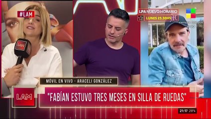 Araceli González rompió el silencio sobre la salud de Fabián Mazzei: "Casi se mata"
