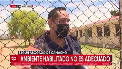 Camacho está en un ambiente “precario” y no cumple condiciones para su tratamiento, dice abogado 