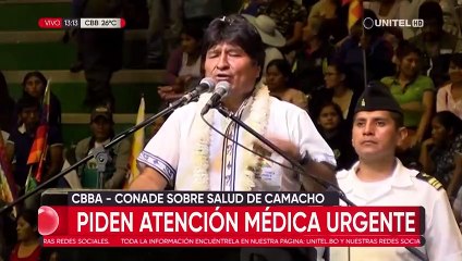 Conade sospecha que Camacho fue encarcelado en Chonchocoro con el fin de atentar su salud 