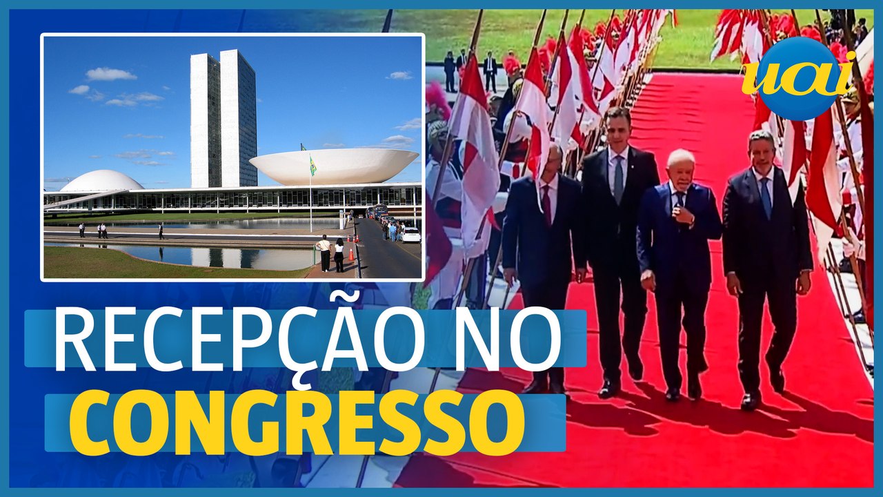 Lula é recebido por Lira e Pacheco no Congresso