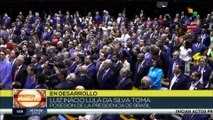 Presidente Lula da Silva toma formalmente posesión de su cargo presidencial