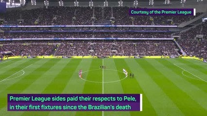 Premier League clubs honour Pele
