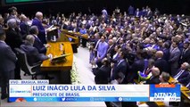 Primer discurso de Lula da Silva tras su posesión
