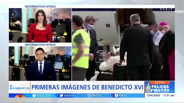 El Vaticano divulgó las primeras imágenes del cuerpo de Benedicto XVI en cámara ardiente