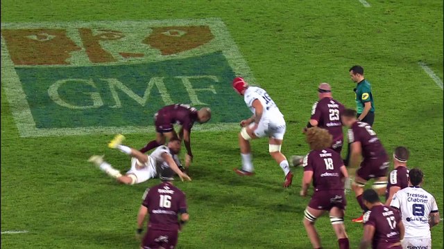 TOP 14 - Essai de Maxime LUCU (UBB) - Union Bordeaux-Bègles - Montpellier Hérault Rugby