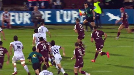TOP 14 - Essai de Louis BIELLE-BIARRAY (UBB) - Union Bordeaux-Bègles - Montpellier Hérault Rugby