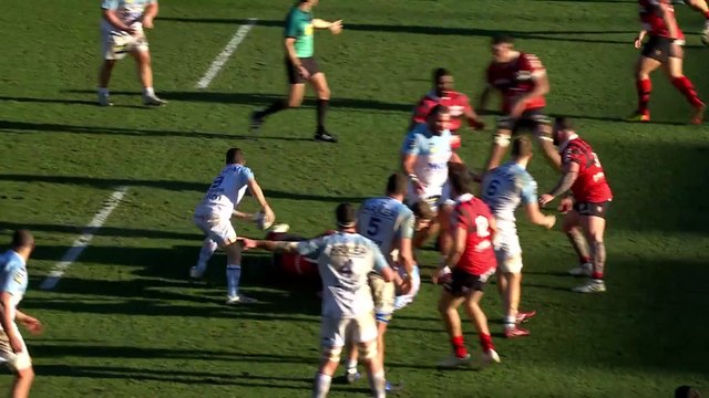 TOP 14 - Essai de Sireli MAQALA (AB) - Aviron Bayonnais - RC Toulon