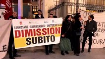 Palermo, protestano i dipendenti dell'Orchestra Sinfonica Siciliana davanti al Politeama
