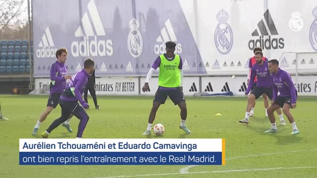 Real Madrid - Tchouaméni et Camavinga sont de retour avec Benzema