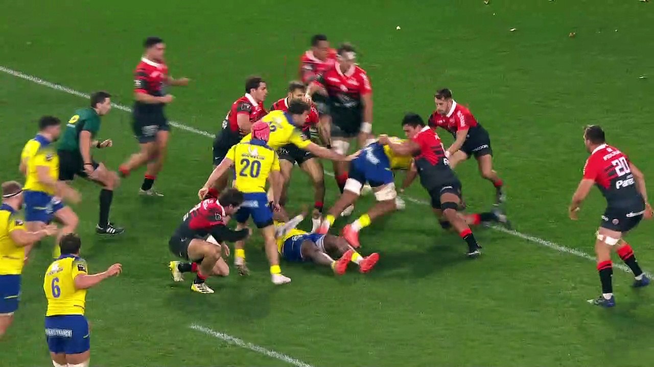 TOP 14 - Essai de Tomas LAVANINI (ASM) - ASM Clermont - Stade Toulousain