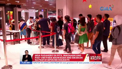 Mga pasahero sa PITX, inagahan ang pag-uwi para maiwasan ang siksikan sa pagtatapos ng holidays | UB