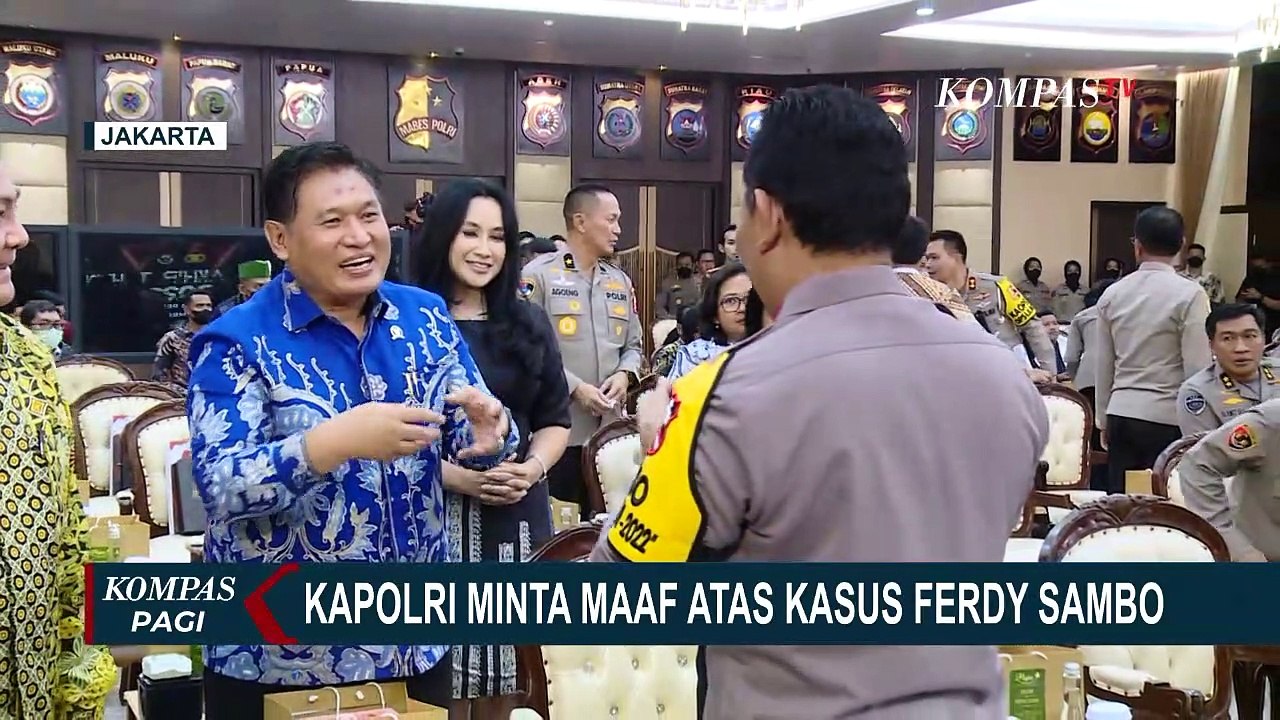 Kapolri Jenderal Listyo Sigit Prabowo Minta Maaf ke Masyarakat Atas Kasus Ferdy Sambo