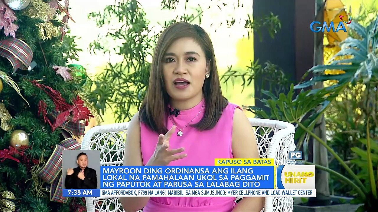 Kapuso sa Batas- Mga nabiktima ng paputok sa pagsalubong ng bagong taon | Unang Hirit