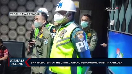 BNN Razia Tempat Hiburan di Tegal, 2 Orang Pengunjung Positif Narkoba