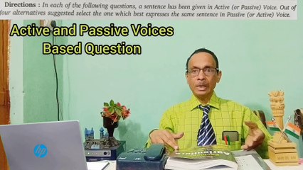 General English, Active and passive voice  Competitive Entrance Exams In India 2023