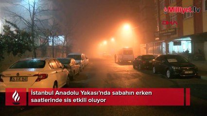 İstanbul Anadolu Yakası’nda sis etkili oluyor