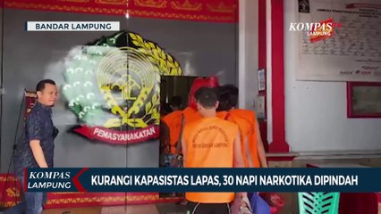 Video herunterladen: Kurangi Kapasitas, 30 Napi Narkotika Dipindah Lapas