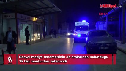 Sosyal medya fenomeninin de aralarında bulunduğu 15 kişi mantardan zehirlendi