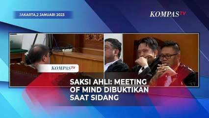 Ahli Pidana Sebut Meeting of Mind Dibuktikan dalam Persidangan